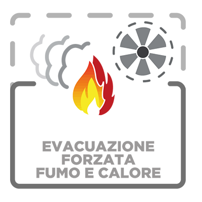 Evacuazione forzata fumo e calore