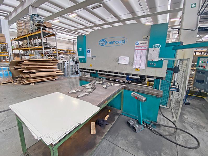 Hydraulic press brake vimercati